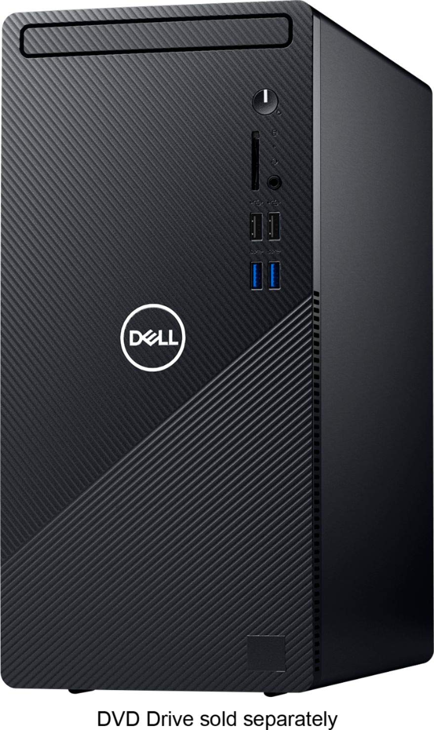 Dell 2021 Newest Inspiron 3000 Desktop Computer, Intel Quad-Core i3-10100 Processor Up to 4.3Ghz, 8GB DDR4 RAM, 1 TB HDD, Wi-Fi, SD Card Reader, HDMI, VGA, Win10 Home, Black