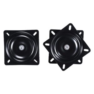 frassie 2 pack 7 inch bar stool swivel plate replacement,360 degree swivel square turntable for recliner chair