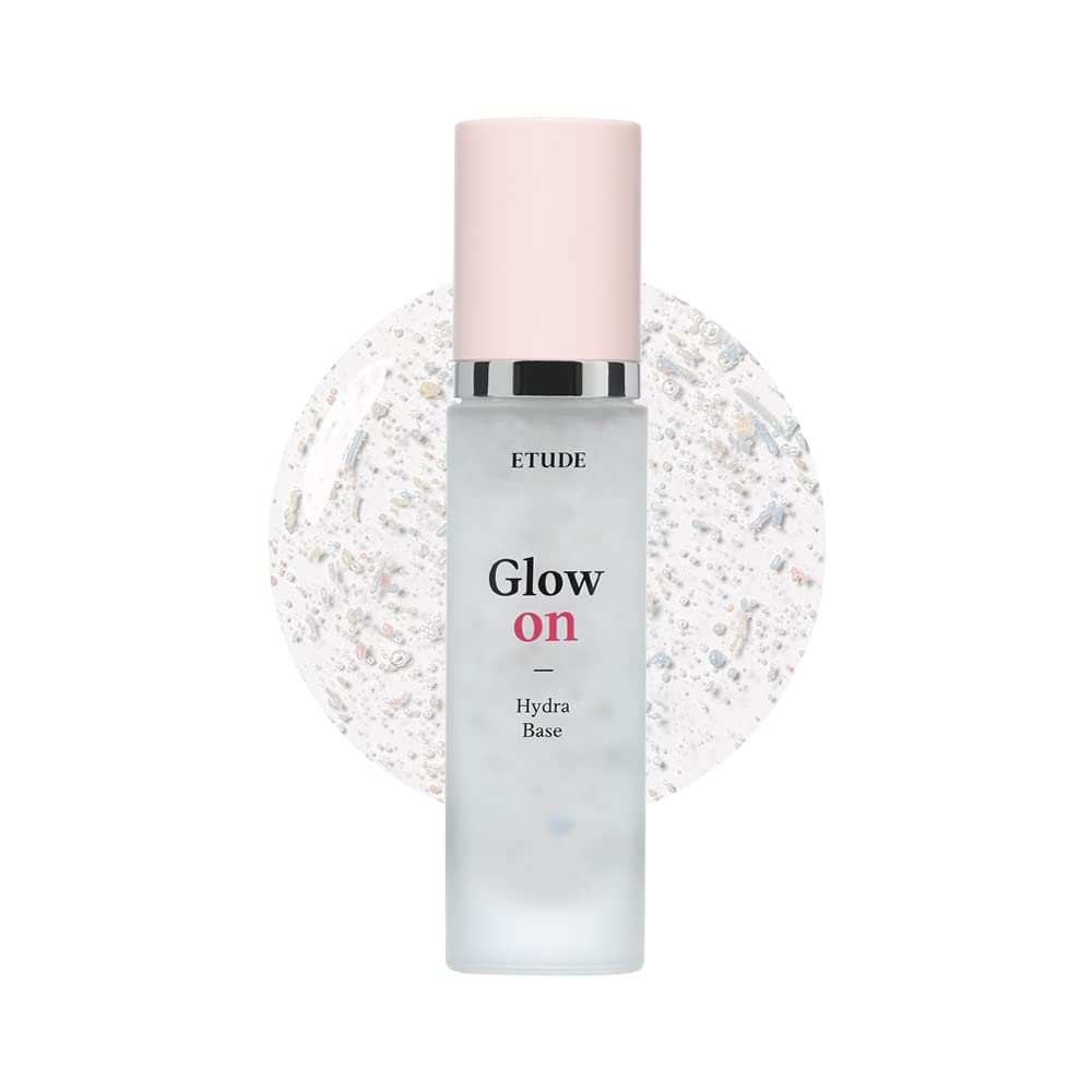 ETUDE Glow On Base Hydra 30ml (21AD) | All-in-One Makeup Hydration Glowing Base with a Long-Lasting Effect and Dewy Finish | Korean Makeup