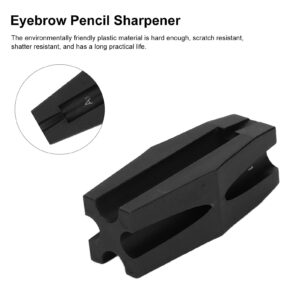 Eyebrow Pencil Sharpener, 4 in 1 Duckbill Shape Eyebrow Pencil Shaper Portable Makeup Sharpener Eyebrow Cosmetic Sharpening Auxiliary Tool Eye Makeup Shaping for Beginners or Professional(Black)