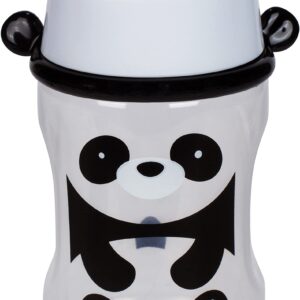 Lollaland Panda Bear, 9 ounce, 6 months Plus, Spill and Leak Proof, Bite Proof, Easy Grip, Hard Spout, BPA Free, Dishwasher Safe, Sippy Cup