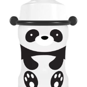 Lollaland Panda Bear, 9 ounce, 6 months Plus, Spill and Leak Proof, Bite Proof, Easy Grip, Hard Spout, BPA Free, Dishwasher Safe, Sippy Cup