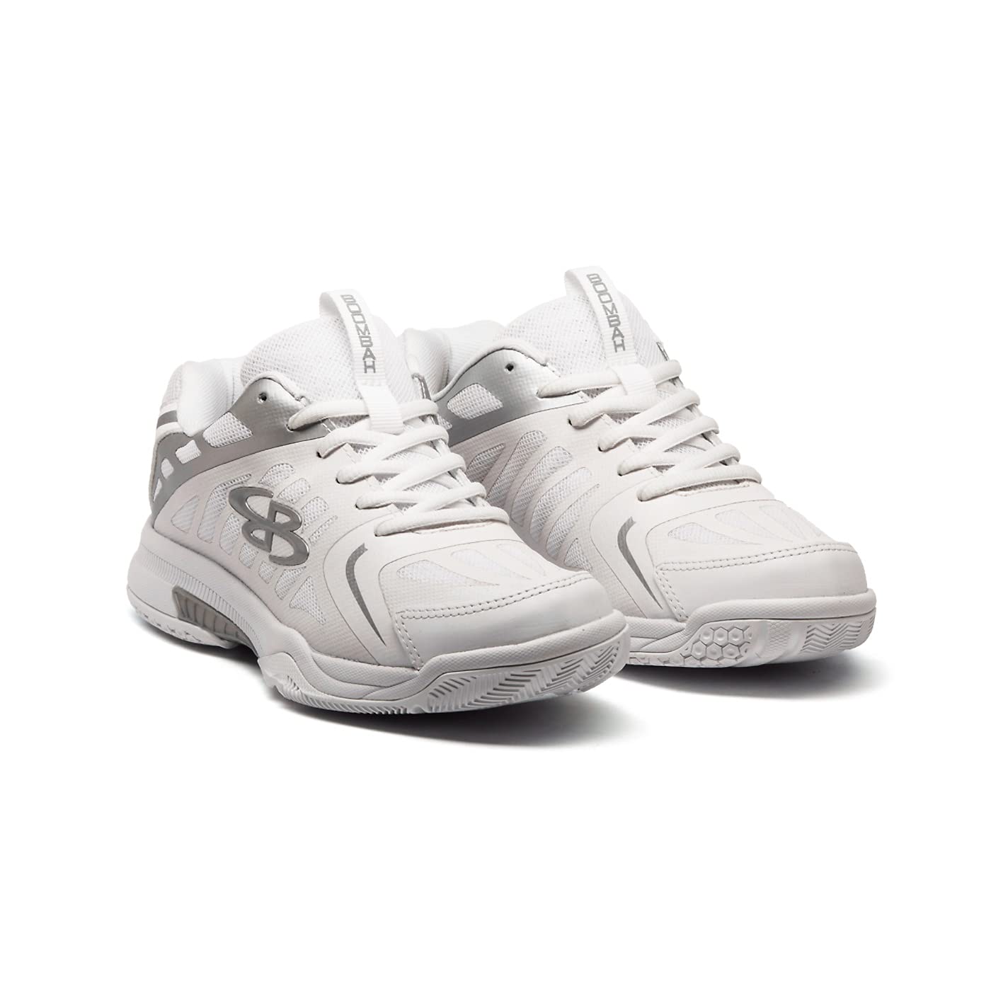 Boombah Women's Rally Volleyball Shoes White/Metallic Silver - Size 6