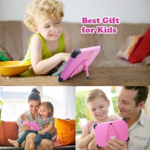 weelikeit 7 inch Kids Tablet, Android 11.0 Tablet PC for Kids, 2GB RAM 32GB ROM Child Tablet with WiFi, IPS HD Display,Dual Camera,Parental Control,Built in Kid-Proof Case,with Stylus(Pink)