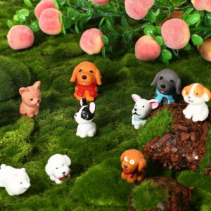 Marsui 40 Pieces Mini Dog Figurines Playset Realistic Detailed Toy Dogs Little Puppy Figures Educational Dogs Animals Toys for Birthday Christmas Easter Cake Topper Decorations