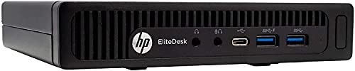 HP EliteDesk 800G2 Micro Desktop Computer PC, Intel Quad Core i5, 16GB RAM, 512 GB SSD, Windows 10 Pro, Periphio Wireless Keyboard & Mouse (Renewed)