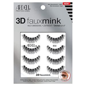 ardell 3d faux mink lashes 858 4 pairs