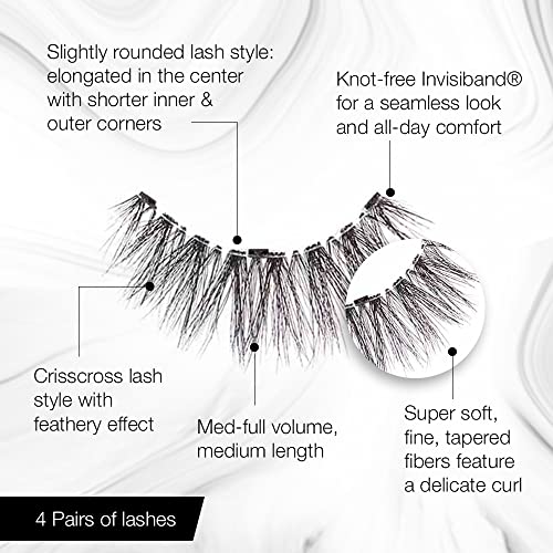 Ardell 3D Faux Mink Lashes 858 4 Pairs