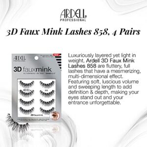 Ardell 3D Faux Mink Lashes 858 4 Pairs