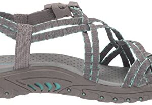 Skechers Women's Sporty Sandal Sport, Gray, 8