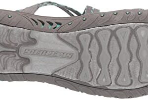 Skechers Women's Sporty Sandal Sport, Gray, 8