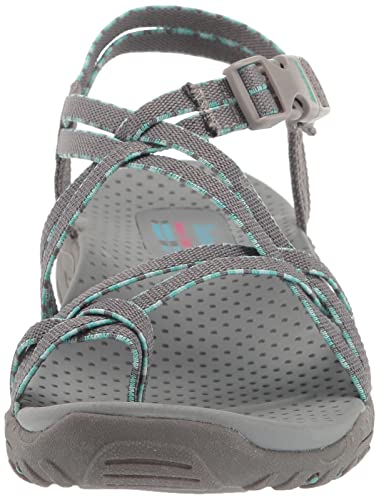 Skechers Women's Sporty Sandal Sport, Gray, 8