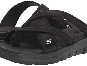 Skechers Women's Sporty Sandal Sport, Black/Black, 8