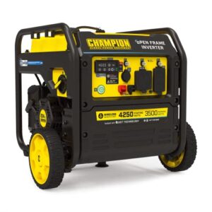 Champion Power Equipment 201185 4250-Watt Wireless Remote Start Open Frame Inverter Generator, CO Shield