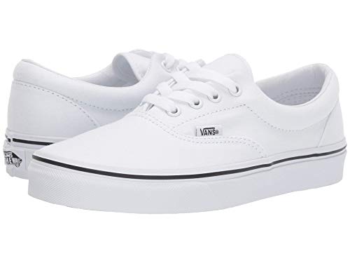 Vans Unisex Era Sneakers, True White, Size 6.5