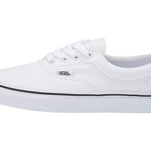 Vans Unisex Era Sneakers, True White, Size 6.5