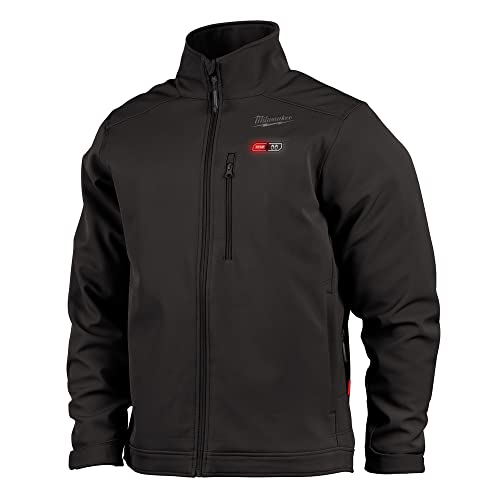 Milwaukee 204B-21XL M12 TOUGHSHELL Lithium-Ion Cordless Heated Jacket (3 Ah) - X-Large, Black