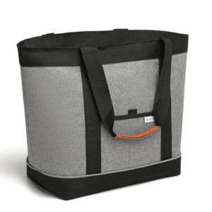 miukaa insulated cooler bag - large, leakproof with thermal foam - ideal for grocery, travel, beach & picnic