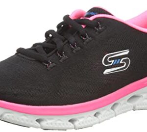 Skechers Woman Glide-Step Flex - Sheer Virtue 104309 Black/Hot Pink (us_Footwear_Size_System, Adult, Women, Numeric, Medium, Numeric_10)