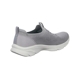 Skechers Women's Sneaker, Gray, 8