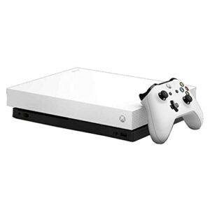 microsoft xbox one x console 1tb hdd - white (renewed)