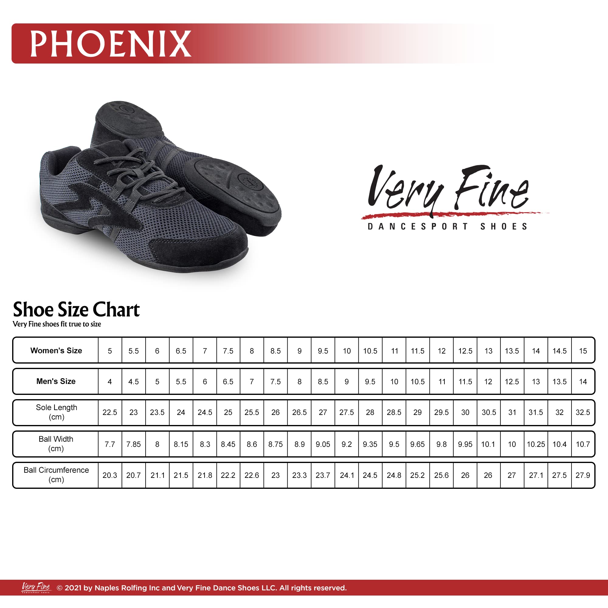 Very Fine Phoenix Unisex for Men and Women Black Dance Sneakers for Teaching, Practice, Jazz, Ballroom, Latin, Dance Exercise Womens M US 7