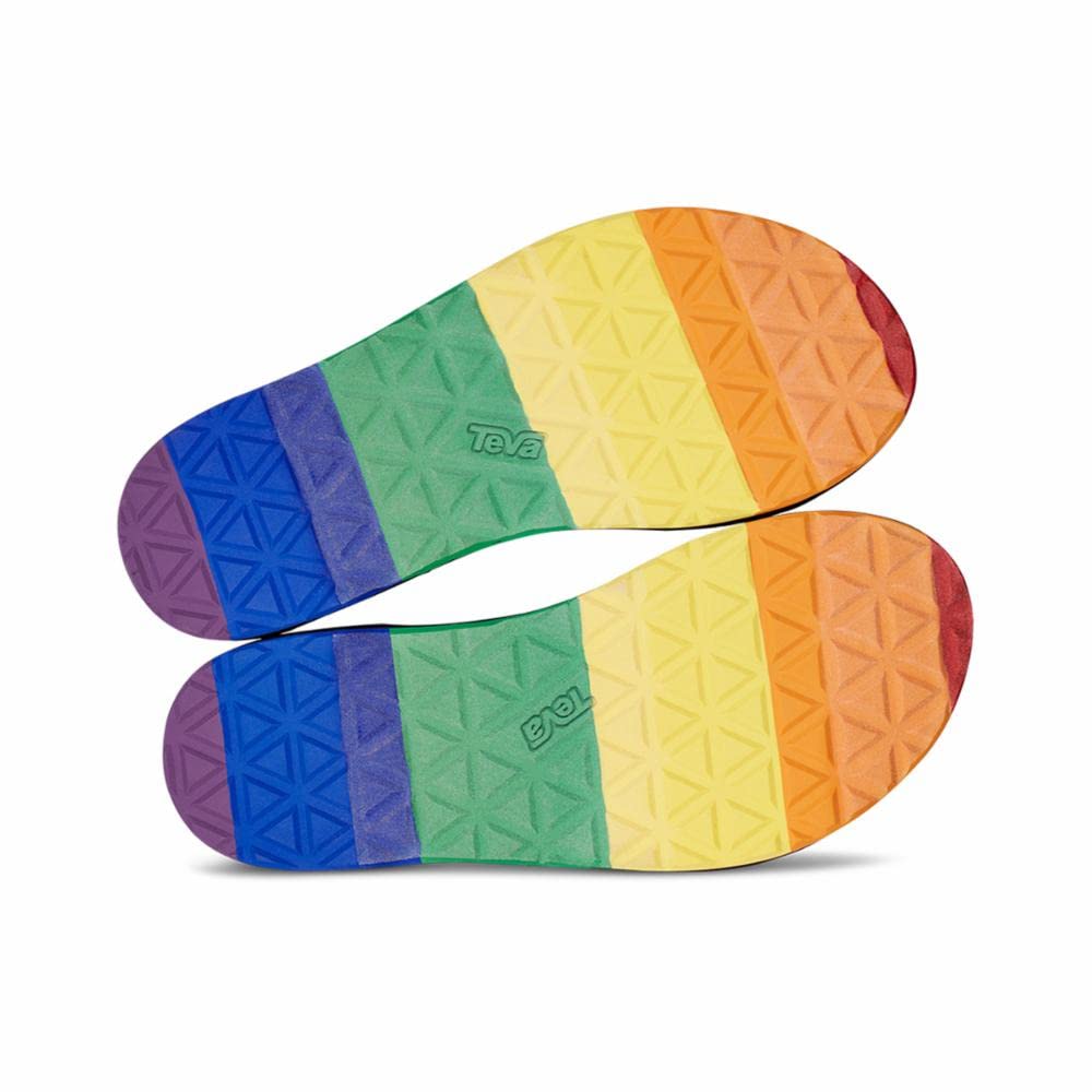 Teva Women's Universal Pride Sandals, Rainbow Multi, 9