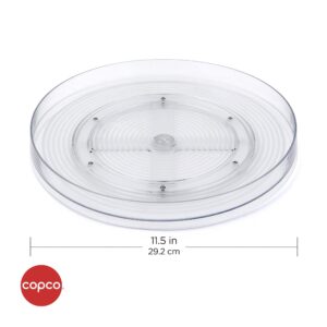 Copco Rotating Storage Turntable, 11.5-Inch, Clear