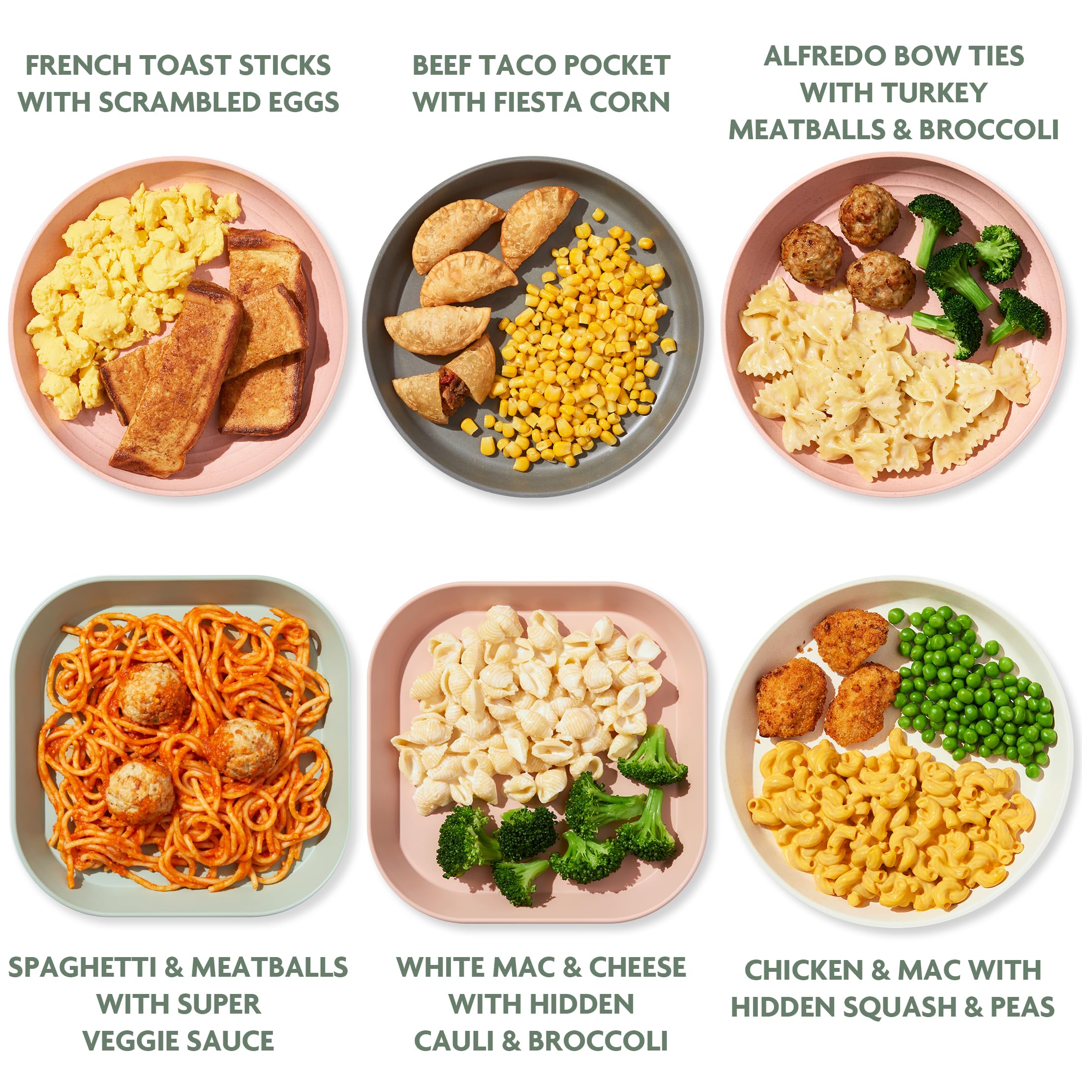 Nurture Life Healthy Toddler & Kid Food Favorites 6-Meal Variety Pack (French Toast & Chicken Nuggets), Organic Focus