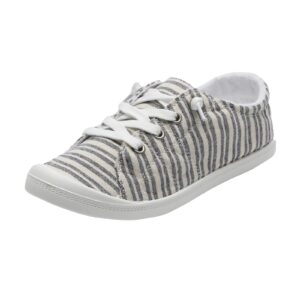 mlagjss slip on breathe mesh walking shoes women fashion sneakers comfort wedge platform loafers(1007a23 gray,size 9.5)