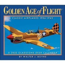 2024 golden age of flight calendar with 2 free year planners (20 dollar value)