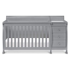 DaVinci Kalani 4-in-1 Convertibe Crib and Changer Combo in Gray