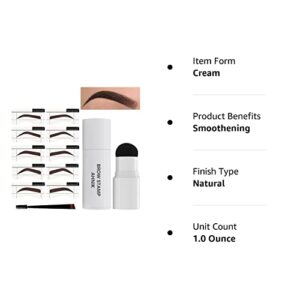 Eyebrow Stamp Stencil Kit Brow Stamp with Reusable Eyebrow Stencil Kit Eye Brow Stamping Kit Eyebrow Stamp Dark Brown