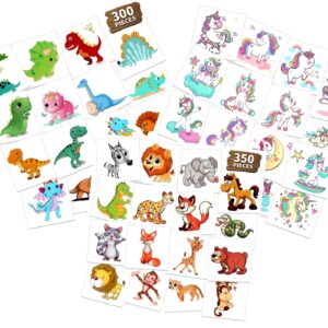 Metker kids temporary tattoo stickers spree, including all themes.