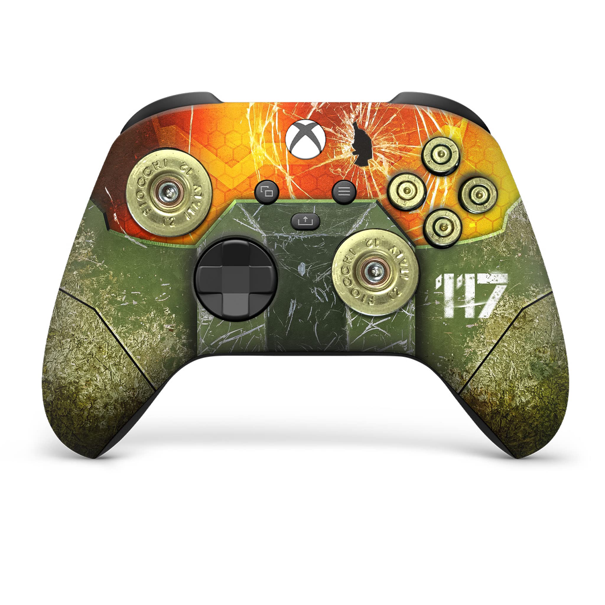 DreamController Hallo Infinity Master Chief Custom X-box Controller Wireless compatible with X-box One/X-box Series X/S Proudly Customized in USA with Permanent HYDRODIP Printing(NOT JUST A SKIN