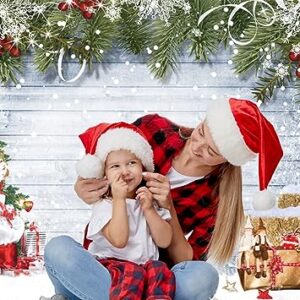 CHAIYA 7x5ft Christmas Backdrop Christmas Rustic Wood Photography Backdrop Xmas Tree Snow Wall Background Xmas Party Supplies Family Kids Party Banner Decorations Backdrops CY191