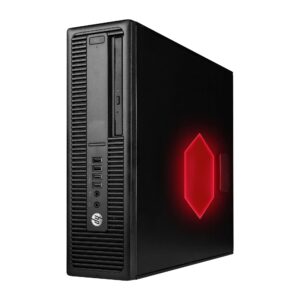 HP 600G1 Desktop Computer PC w/ RGB Lighting | Intel Quad Core i5 | 8GB DDR3 RAM | 240GB SSD | WIFI + Bluetooth | RGB Mouse + Keyboard | Windows 10 (Renewed)