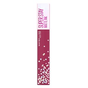 MAYBELLINE New York Super Stay Matte Ink Liquid Lipstick, Transfer Proof, Long Lasting, Limited Edition Birthday Cake Scented Shades, Party Goer, 0.17 Fl Oz