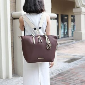 MKF Collection traveling Tote Bag, Shoulder Bag that Converts to Backpack