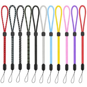 Hand Wrist Strap Lanyard, 6 Pack 8inch Adjustable Nylon Wristlet Straps Keychain String for Cell Phone Case Holder, AirPods Pro 2 2022, Camera, Key, GoPro, USB Drive, Ski Glove (Multi-ColorA)