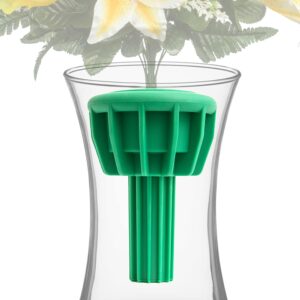 hldm cemetery vase rubber inserts, cemetery flowers holder for keeping bouquets in place, reusable alternative to messy floral foam styrofoam cones, create elegant grave decorations for cemetery