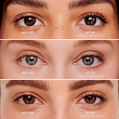 jane iredale Beyond Lash Volumizing Mascara | Naturally Derived Formula Lengthens and Lifts Lashes | Weightless Coverage | Non-Clumping | Black Ink | 1 Count (Pack of 1)