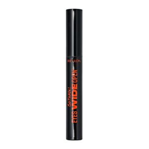 revlon so fierce! eyes wide open mascara with push-up brush, for volumizing & high lifting eyelashes, smudge-proof, flake resistant, 102 black, 0.24 fl oz.