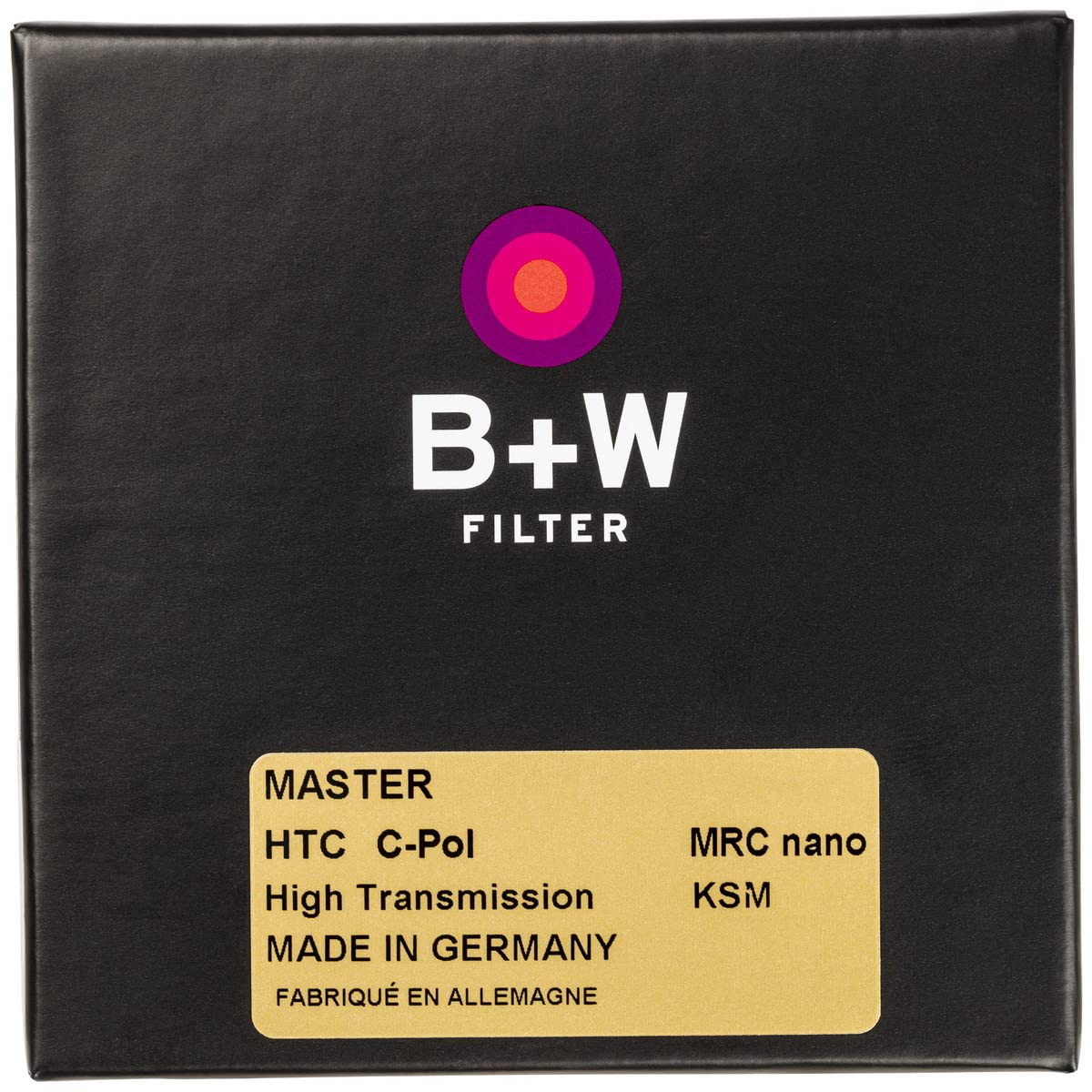 B+W 77mm Master High Transmission Kaesemann Circular Polarizer MRC Nano Glass Filter