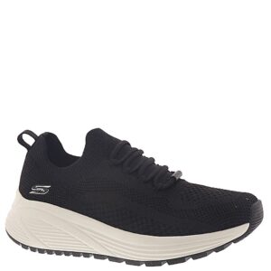 Skechers womens Bobs Sparrow 2.0- Allegiance Crew, Black, 7 Wide