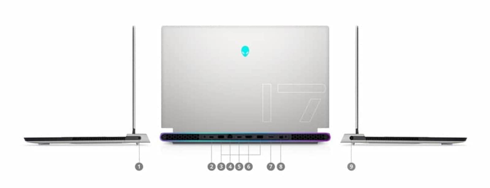 Dell Alienware X17 R1 Gaming Laptop (2021) | 17.3" FHD | Core i7 - 1TB SSD - 32GB RAM - RTX 3070 | 8 Cores @ 4.6 GHz - 11th Gen CPU - 8GB GDDR6 (Renewed)