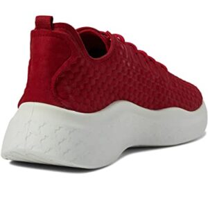 ECCO Women's Therap Lace Sneaker, Chili RED Nubuck, 8-8.5