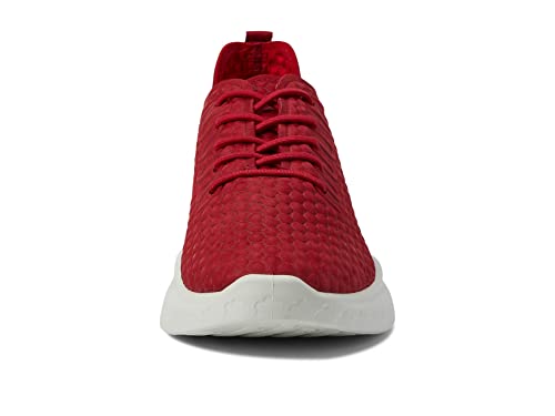 ECCO Women's Therap Lace Sneaker, Chili RED Nubuck, 8-8.5