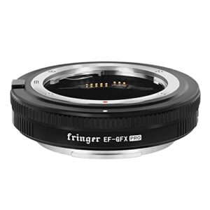 fringer ef-gfx pro auto focus camera mount, lens adapter ring compatible with canon ef to fuji gfx100/ gfx100s, sigma, tamron ef lens
