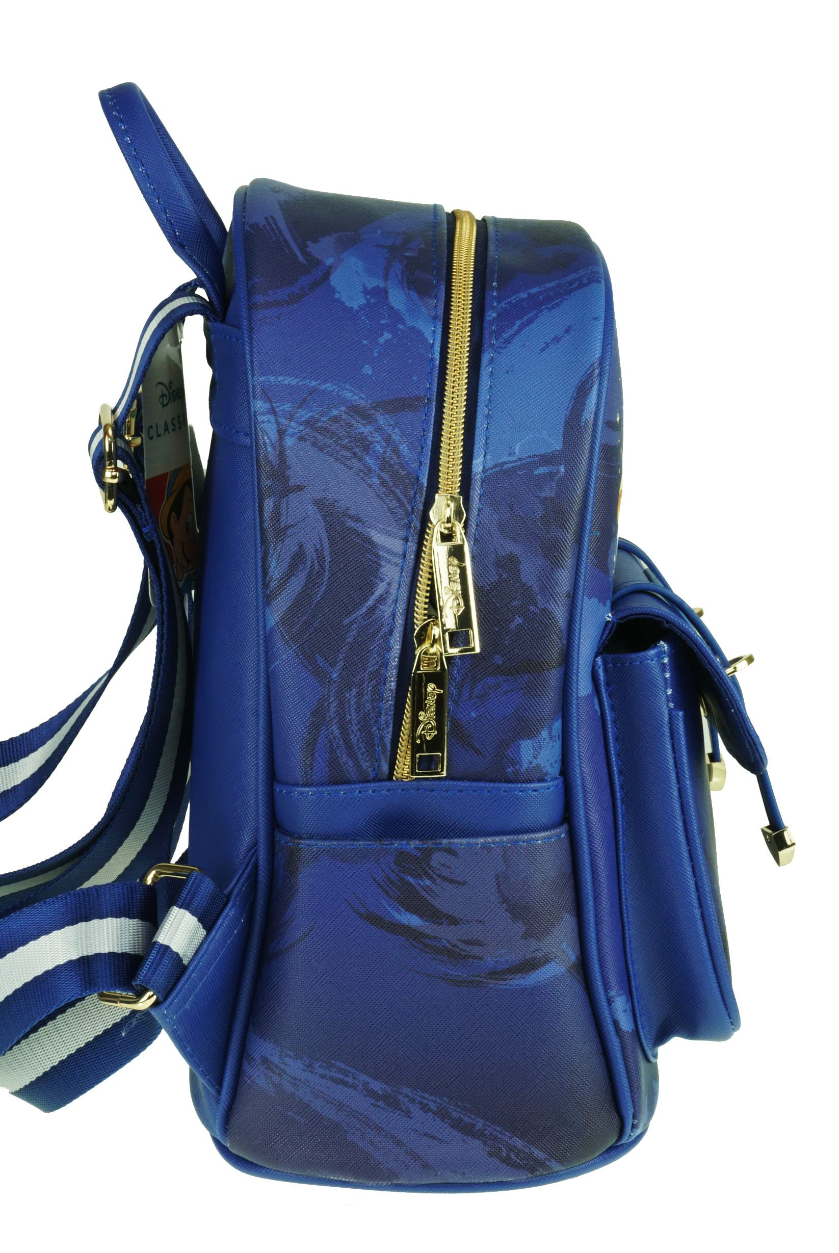 KBNL Pinocchio 11inch Vegan Leather Mini Backpack - A21832,Multicoloured,Medium